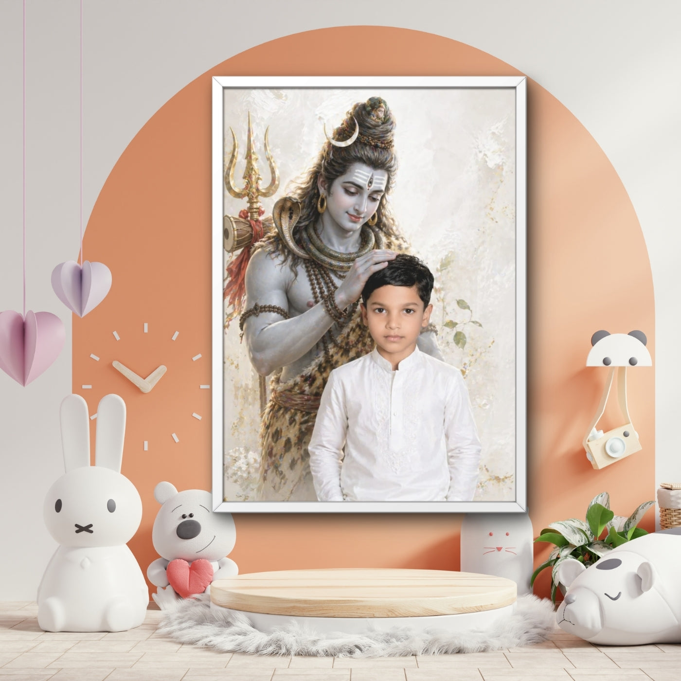 Personalized Shiva Blessing Framed Wall Art