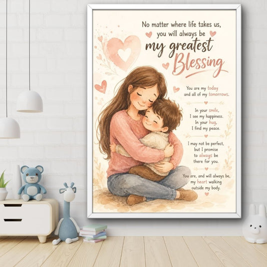 My Greatest Blessing – Framed Wall Art