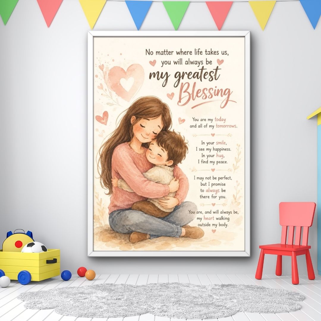 My Greatest Blessing – Framed Wall Art