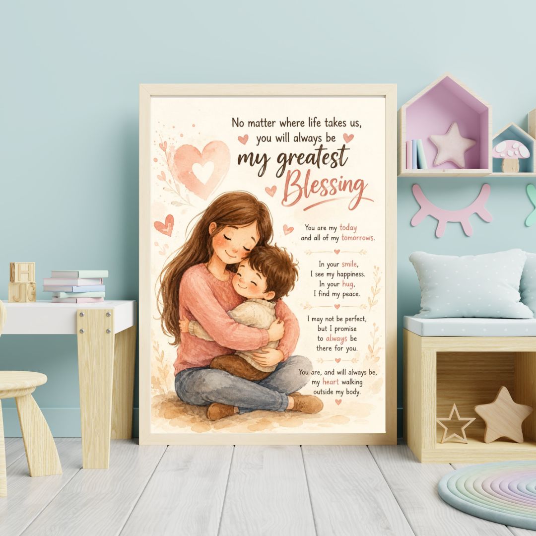 My Greatest Blessing – Framed Wall Art