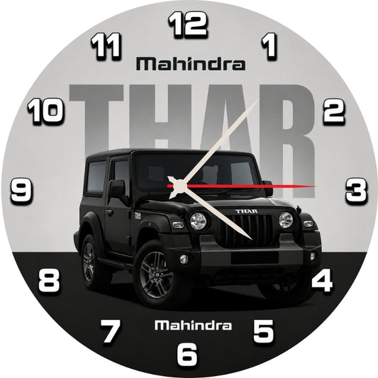 SUV Theme Wall Clock
