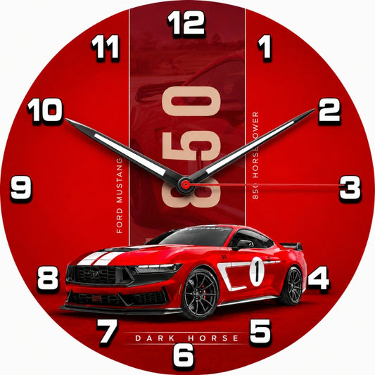 Sports Car Theme Wall Clock for Kids Room