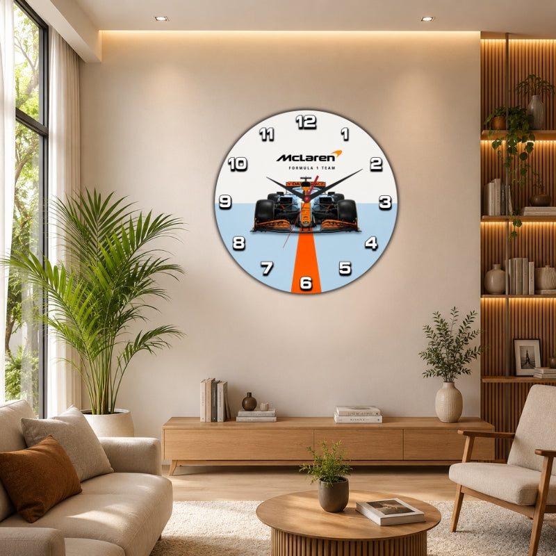 Formula Racing Wall Clock